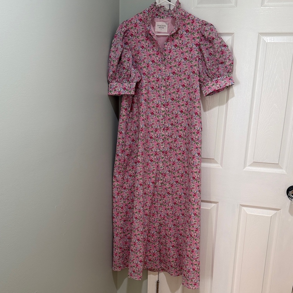 Tuckernuck Floral Pink Maxi Dress